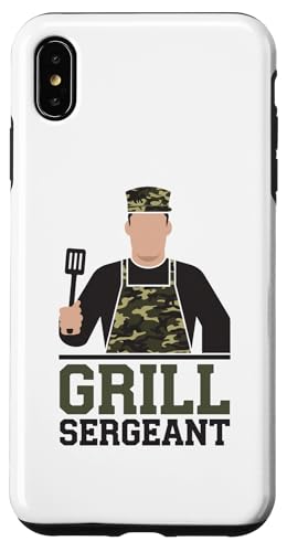 Grill Sergeant Camo BBQ Pun Backyard Kings Vatertag Hülle für iPhone XS Max Grill Sergeant Camo BBQ Pun Backyard Kings Vatertag Hülle für iPhone XS Max von BBQ Humor Patrol for Backyard Grill Commanders