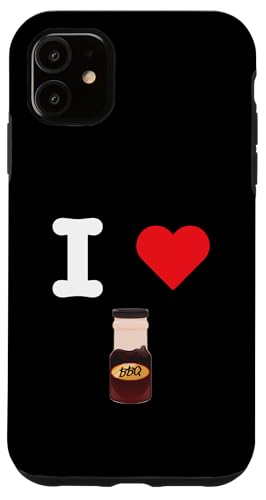 I Love BBQ Sauce Barbecue Gewürz Marinade Grillfleisch Hülle für iPhone 11 von BBQ Sauce Lovers Goods