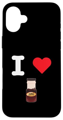 I Love BBQ Sauce Barbecue Gewürz Marinade Grillfleisch Hülle für iPhone 16 Plus I Love BBQ Sauce Barbecue Gewürz Marinade Grillfleisch Hülle für iPhone 16 Plus von BBQ Sauce Lovers Goods
