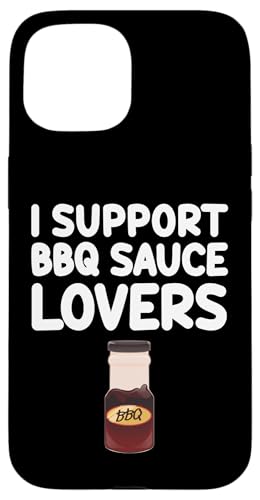 I Support BBQ Soßenliebhaber Barbecue Gewürze Marinade Grill Hülle für iPhone 15 I Support BBQ Soßenliebhaber Barbecue Gewürze Marinade Grill Hülle für iPhone 15 von BBQ Sauce Lovers Goods