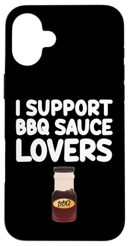 I Support BBQ Soßenliebhaber Barbecue Gewürze Marinade Grill Hülle für iPhone 16 Plus I Support BBQ Soßenliebhaber Barbecue Gewürze Marinade Grill Hülle für iPhone 16 Plus von BBQ Sauce Lovers Goods