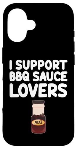 I Support BBQ Soßenliebhaber Barbecue Gewürze Marinade Grill Hülle für iPhone 16 I Support BBQ Soßenliebhaber Barbecue Gewürze Marinade Grill Hülle für iPhone 16 von BBQ Sauce Lovers Goods