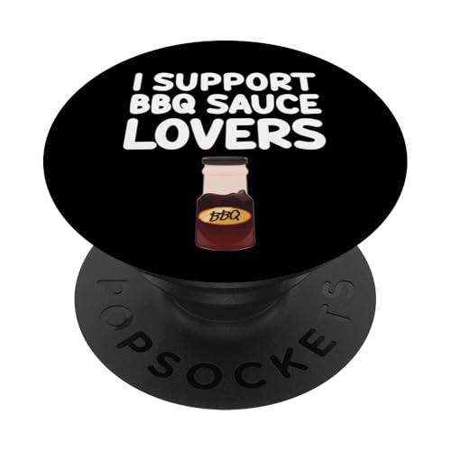 I Support BBQ Soßenliebhaber Barbecue Gewürze Marinade Grill PopSockets Klebender PopGrip I Support BBQ Soßenliebhaber Barbecue Gewürze Marinade Grill PopSockets Klebender PopGrip von BBQ Sauce Lovers Goods