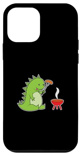 Hülle für iPhone 12 mini Dino liebt Grillen von BBQ party barbecue grill tongs Hunger fire men