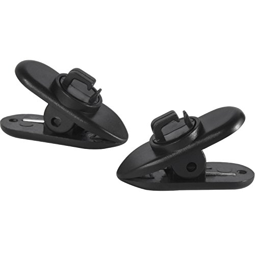 12 Stücke 360 Grad Drehen Kabel Kleidung Clip Mount Clip für Kopfhörer Kopfhörer Kabel und Draht, Schwarz von BBTO