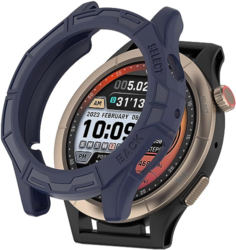 BBZ Cover compatible with Amazfit cheetah Hülle,Schutzhülle Silikon Ultradünne Kratzfest Transparent TPU Case Abdeckung Cover Tasche Kompatibel mit Amazfit cheetah pro von BBZ