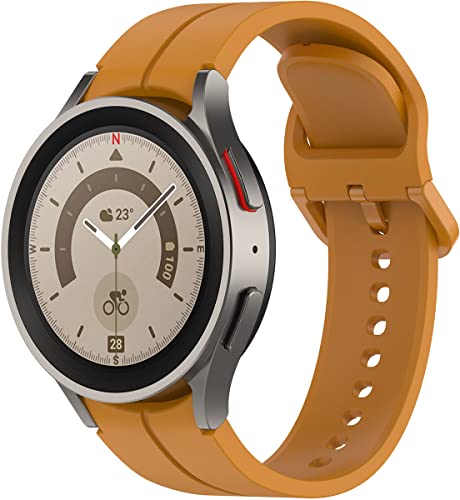 BBZ Kompatibel mit Galaxy Watch 5 Pro 45mm / Galaxy Watch 5 40mm 44mm Armband,20mm Silikon-Armband Armband WristArmband für Galaxy Watch 4 40mm 44mm /Galaxy Watch 4 Classic 42mm 46mm von BBZ