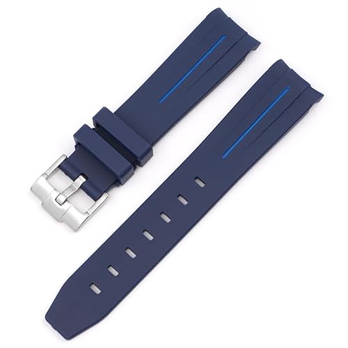BBZ Weiches Gummiband Neues Silikon-Uhrenarmband Kompatibel mit Omega X Swatch Moon Watches Men Women 20mm Curved End Rubber Wrist Band BBZ Weiches Gummiband Neues Silikon-Uhrenarmband Kompatibel mit Omega X Swatch Moon Watches Men Women 20mm Curved End Rubber Wrist Band von BBZ