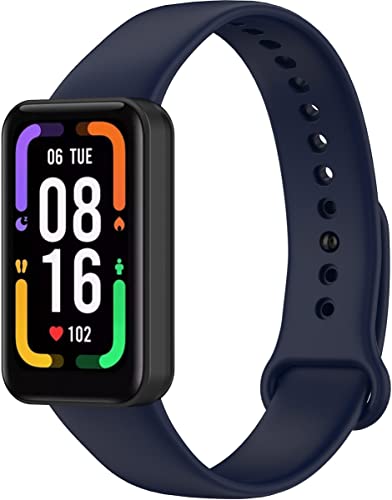 BBZ kompatibel mit redmi smart Band pro Armband,Silikon-Ersatzarmband Armband Handschlaufe kompatibel mit Xiaomi Redmi Smart Band Pro Accessories von BBZ