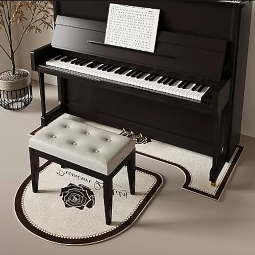 Schalldichter Teppich for Klavier, 70 x 160 cm, 110 x 110 cm, rutschfeste Akustikpads von BCJMKDX