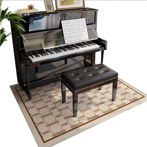 Schalldichter Teppich for Klavier, schalldämpfende, rutschfeste Akustikteppich-Pads for Klaviere, Fußmatte for Musikzimmer im Innenbereich(80x160cm) von BCJMKDX