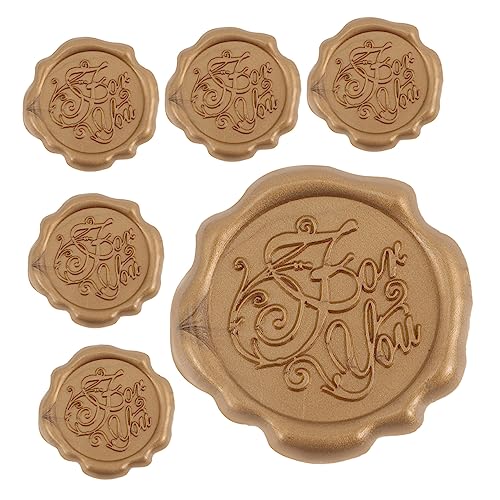 BCOATH Retro-wachssiegel-aufkleber-set 10 Stück Selbstklebende Dekorative Stempel Umschlagsiegel Für Hochzeitseinladungen Weihnachten Handgefertigt von BCOATH