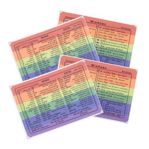 BCOATH 4er-Pack Laptop-Aufkleber Vinyl-Aufkleber Für Erwachsene Einfache Referenz-Aufkleber Für Computer BCOATH 4er-Pack Laptop-Aufkleber Vinyl-Aufkleber Für Erwachsene Einfache Referenz-Aufkleber Für Computer von BCOATH