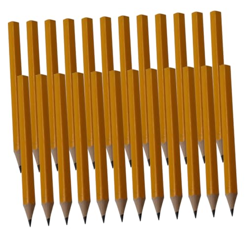 BCOATH 50Stücke Holzbleistifte für Schule und Schreibstifte Kleine Bleistifte für Skizzen und Kalligraphie Langlebig und Reibungslos Schreibend für Studenten von BCOATH