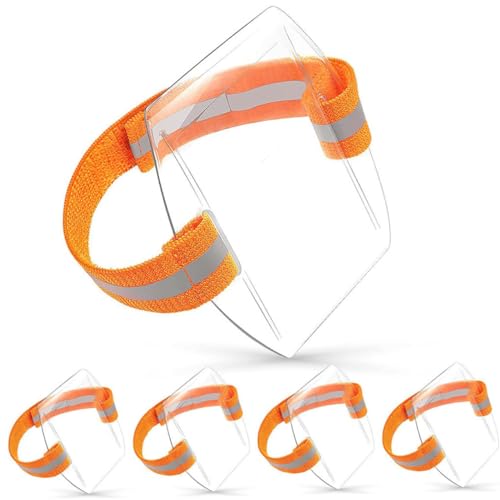 BCOATH 5Stücke Verstellbarer Arm Ausweishalter Aus Polyesterband Transparentes Armband Für Id Karten Für Flughafen Büro Veranstaltungen Robuster Kartenhalter von BCOATH
