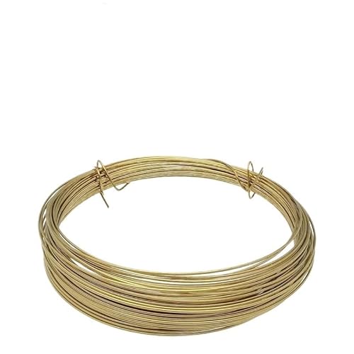 1 Rollen Länge 1 m – 100 m Messingdraht 0,1 mm 0,2 mm 0,3 mm 0,4 mm 0,5 mm 0,6 mm 0,7 mm 0,8 mm 1 mm 1,2 mm 1,5 mm 1,8 mm 2,0 mm 2,5 mm 3,0 mm(2.5mm 5m) von BCOMFY
