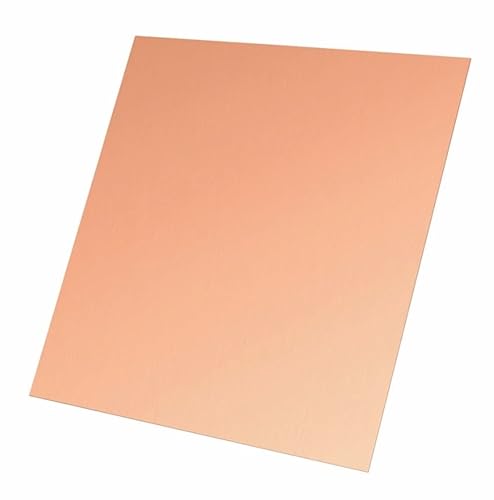 1 Stück 100 x 100 mm 200 x 200 mm 300 x 300 mm 0,8 mm 1 mm 2 mm 3 mm 4 mm T2 Kupferplatte Kupferblech Kupferplatte Hautrot Kupfer Lila Kupfer (Color : 1.2mm, Size : 100 x 300mm) von BCOMFY