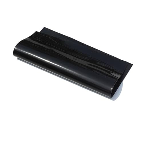 1 mm/2 mm rote/schwarze Silikonkautschukplatte, 250 x 250 mm, schwarze Silikonplatte, Gummi matt, Silikonfolie for Hitzebeständigkeit (Color : Black, Size : 1mm) von BCOMFY