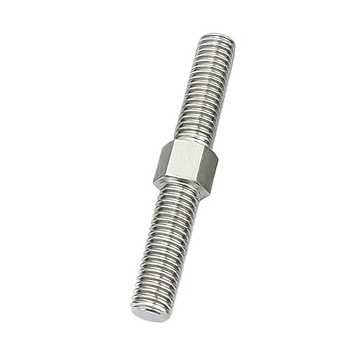 304 Edelstahl Doppelkopf-Gewindestangenstab Links- und Rechtsgewinde Doppelendgewinde-Stangenbolzen M4-M16 (Size : M16x140mm, Color : 1pcs) von BCOMFY