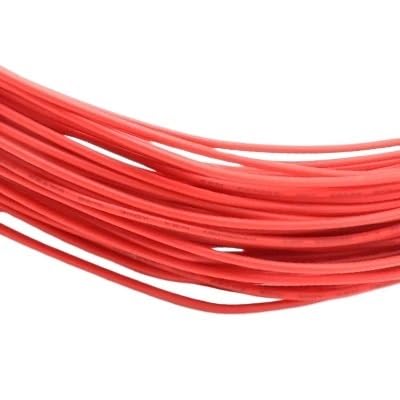 5M UL1007 PVC-Kabelleitung aus verzinntem Kupfer mit einem Kern, 14/16/18/20/22/24/26 AWG, Schwarz/Weiß/Rot/Gelb/Grün/Blau/Orange (Color : Red, Size : 16AWG) von BCOMFY