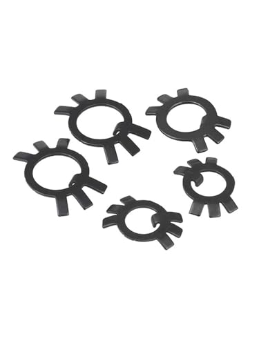 M10 M12 ~ M60 Sicherungsdichtungs-Abstandshalter GB858 Sicherungsscheiben aus schwarzem Stahl, die Anschlagscheiben for geschlitzte Rundmuttern halten(M12,5Pcs) von BCOMFY