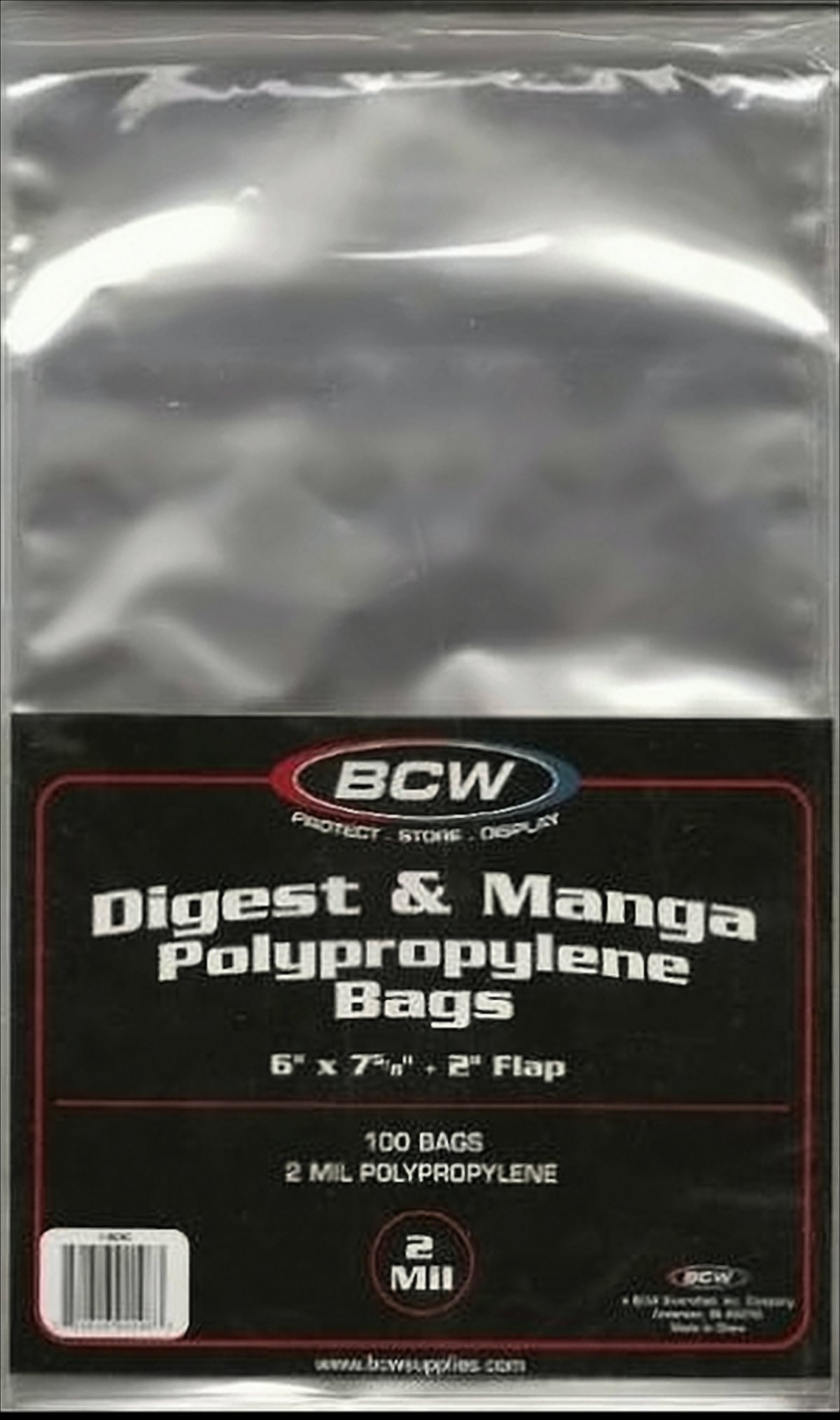 BCW Digest & Manga Bags (100 ct.) von BCW