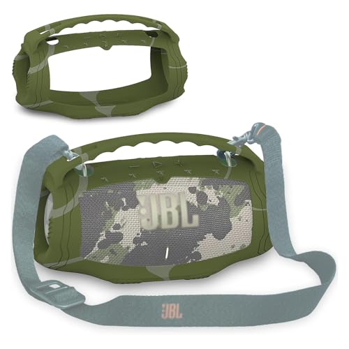 BCWEGION Silikon Schutzhülle Griff für JBL Xtreme 4 Portable Bluetooth Lautsprecher, weiche Silikonhülle für JBL Xtreme 4 Portable Bluetooth Lautsprecher Zubehör (nur Fall) von BCWEGION