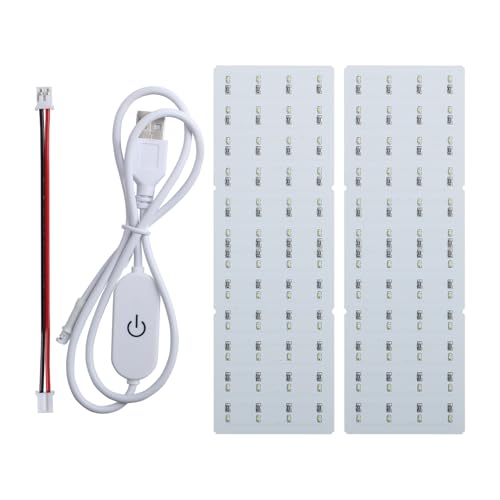 BAZAMD 3D Drucker Zubehör Bambuolab LED Hintergrundbeleuchtung Board Replacement Kit: PCB Light Board mit Anschlusskabel für Lighphane Fotomodell DIY Druckprojekt von BCZAMD