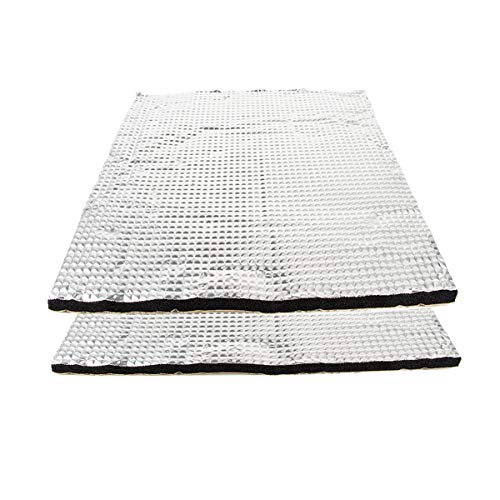 BCZAMD 2St 300x300mm 3D Drucker beheizte Bettisolierung Leichter Schaum mit Selbstklebendem Wärmeschutzmattenaufkleber für Lulzbo Taz CR10 Tev Mega A20 Prus Make Flashfor von BCZAMD