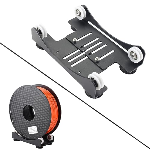 BCZAMD 3D-Drucker-Filamenthalter Einstellbares glattes pully Spool-Rack mit Lager für TPU/PLA/ABS/Nylon/Holz/PEGT 0,5 kg 1kg Druckmaterial von BCZAMD