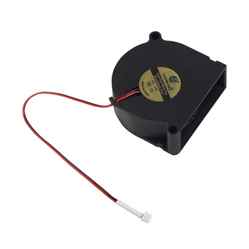 BCZAMD 3D Drucker Teil - SV08 Zubehör: Hotend Fan Cooling 50 * 50 * 20mm 24V mit Kabel 160mm Kompatibel mit SV08 Extruder Heizblock Düsenkühler von BCZAMD