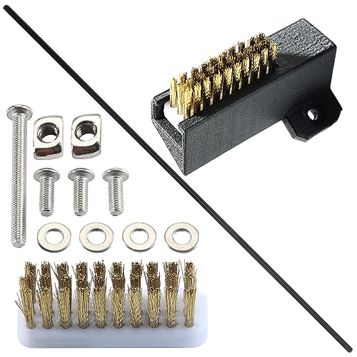 BCZAMD 3D-Drucker Teile Mini Düse Reinigung Nylon Messing Bürste Kit für DIY voronn 2,4 R2 Dreizackk entfernen Schmutz Schweißen Slack Rust von BCZAMD
