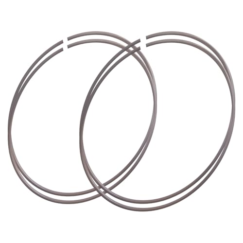 BCZAMD 3D Drucker Zubehör BambuLab A1/ A1 Mini PTFE Teflonschlauch: 2Pcs 580mm und 2Pcs 700mm Schläuche Transparent Grau 2.5mm ID×4mm OD Ersatzschlauch für Filamente 1.75mm Druckabgabe von BCZAMD