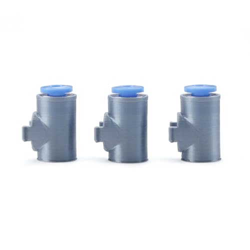 BCZAMD 3D-Drucker-Zubehör PTFE Feed Tube Connector (3Pcs) Kompatibel mit BambuLab A1/A1 Mini: Pneumatischer Anschlussadapter für reibungslose Filamentzufuhr von BCZAMD