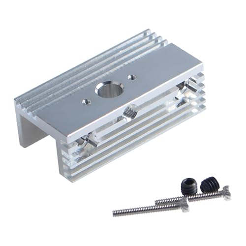 BCZAMD 3D Drucker Zubehör - Spriite Extruder Hotend Ersatzteile - Aluminium Kühlkörper: Clone Fast Cooling Block Fit Crealiity Ender 3 S1 Pro CR10 Smart Sermon V1 Original Heat Sink von BCZAMD