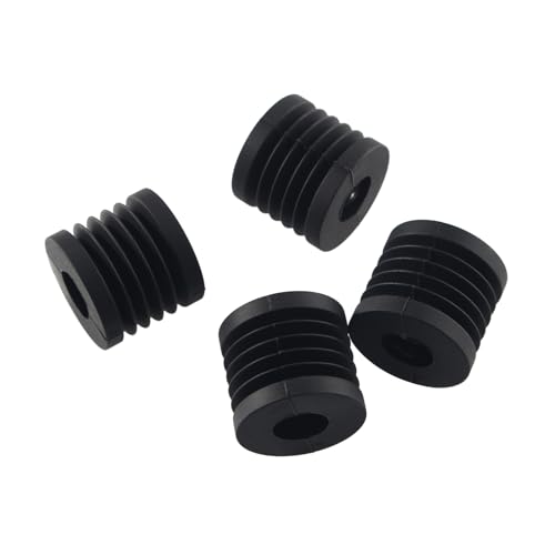 BCZAMD Bambo Lab X1 P1P 3D Drucker Universal Gummifüße Pad: 10.3g Schwarz Stoßdämpfende Anti-Rutsch Geräuschreduzierung Matte - Durable Reduce Vibration Verschleißfestes Zubehör 4pcs von BCZAMD