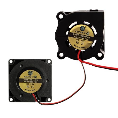 BCZAMD Elego Neptune3 Pro Plus 3D Drucker Zubehör - Hotend Brushless Cooling Fan: 4010 4015 DC 24V Dual Ball Bearing Turbo Fan für Neptune3 Pro Plus Extruder Hot End Project Druckkopf von BCZAMD