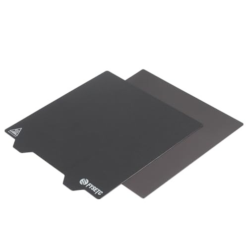 BCZAMD Ender 2 Pro DaVince Mini 3D Drucker Plattform Flex Build Plate - 165×165mm Abnehmbare Druckbett Zubehör Magetic Hotbed Printing A Oberfläche: Klebeaufkleber für nur PLA PLA+ Filamente 1.75mm von BCZAMD