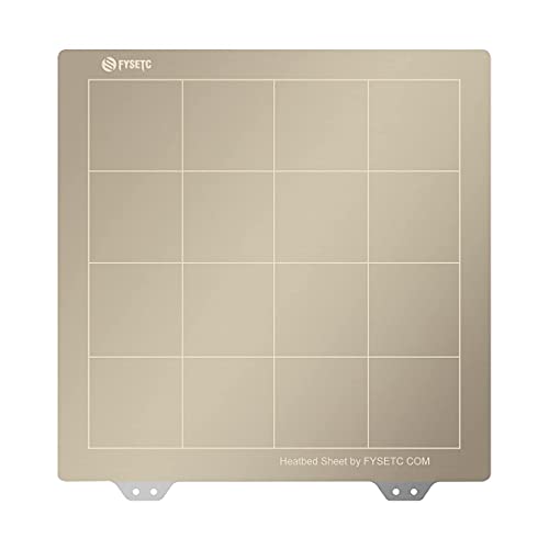 BCZAMD K1 Ender 3 V2 Druck bett 235mm Federstahlblech Nur 2 in 1 Bau platte mit PEI Blatt Keine Magntscchee Basisoberfläche Plattform für 3D-Drucker Ender 3 Pro 5 Heizbett zubehör von BCZAMD
