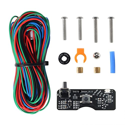 BCZAMD FYSETC 3D Drucker Teile Sherpaa Mini Extruder Filament Break Detection Sensor Feeding Modul Kit mit 2,5 M Kabel Run-out Detektor Material nicht enthalten Druck zubehör für Voro2.4 Tridennt von BCZAMD