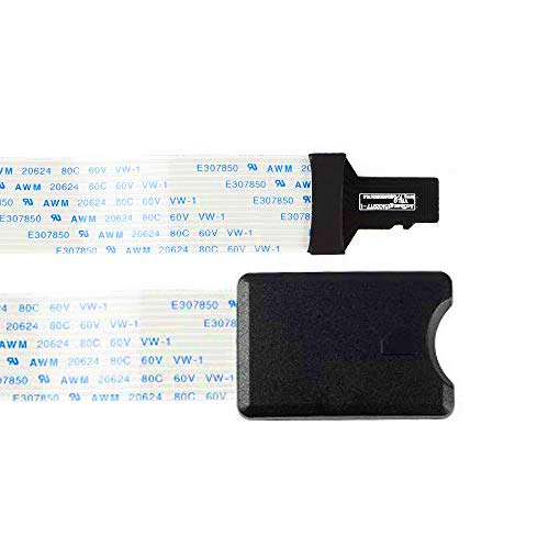 BCZAMD Micro SD/TF zu TF/Micro SD Karten Verlängerungskabel Adapter Flexibler Extender für Druckerteile Select Mini/Anet A8 CR-10 Ender 3 /Raspberry Pi/GPS/TV, 48 cm /18,89 Zoll von BCZAMD