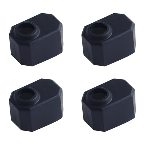 BCZAMD Prusa MK4 3D Drucker Zubehör - 4PCS Schwarz Silikon Socke Heater Block Cover: Schützt Nextruder Düsenkopf von Filament Aufbau und Hotend Teil isolieren für MK4 MK3.9 XL 3D-Druck-Projekt von BCZAMD