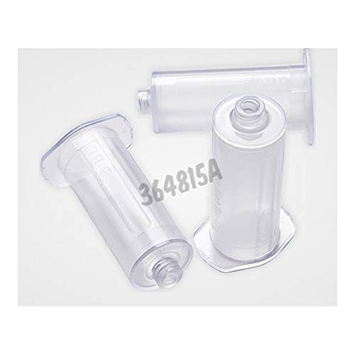 BD Medical 364815 Vacutainer Auffangkörper für Einweggebrauch, 18 x 48 mm, durchscheinend, Weiß, 250 Stück von BD MEDICAL