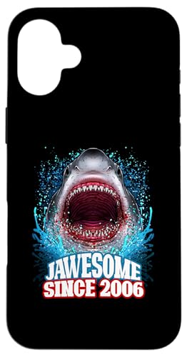 19. Geburtstag Jawesome Seit 2006 Shark 19 Jahre alt Hülle für iPhone 16 Plus von BDAZ