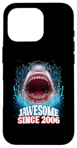 19. Geburtstag Jawesome Seit 2006 Shark 19 Jahre alt Hülle für iPhone 16 Pro von BDAZ