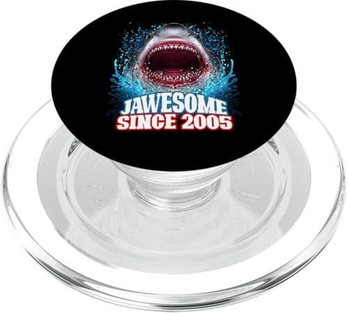 20. Geburtstag Jawesome Seit 2005 Shark 20 Jahre alt PopSockets PopGrip für MagSafe von BDAZ