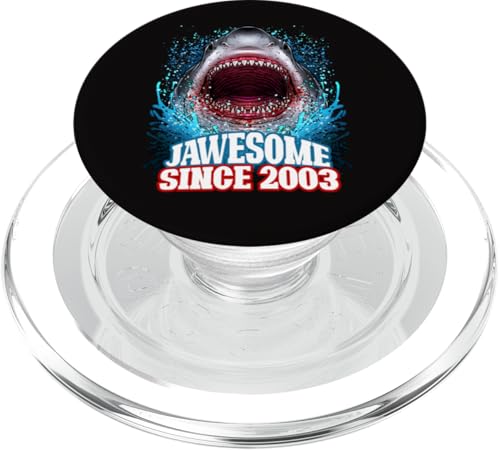 22. Geburtstag Jawesome Seit 2003 Shark 22 Jahre alt PopSockets PopGrip für MagSafe von BDAZ