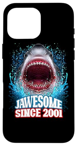 23. Geburtstag Jawesome Since 2001 Shark 23 Years Old Hülle für iPhone 16 Pro Max von BDAZ