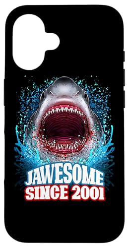 23. Geburtstag Jawesome Since 2001 Shark 23 Years Old Hülle für iPhone 16 von BDAZ