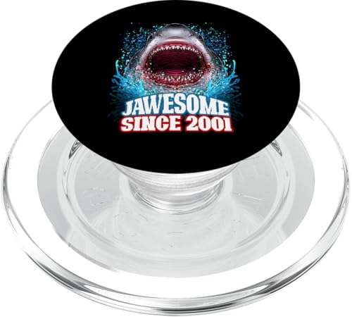 23. Geburtstag Jawesome Since 2001 Shark 23 Years Old PopSockets PopGrip für MagSafe von BDAZ